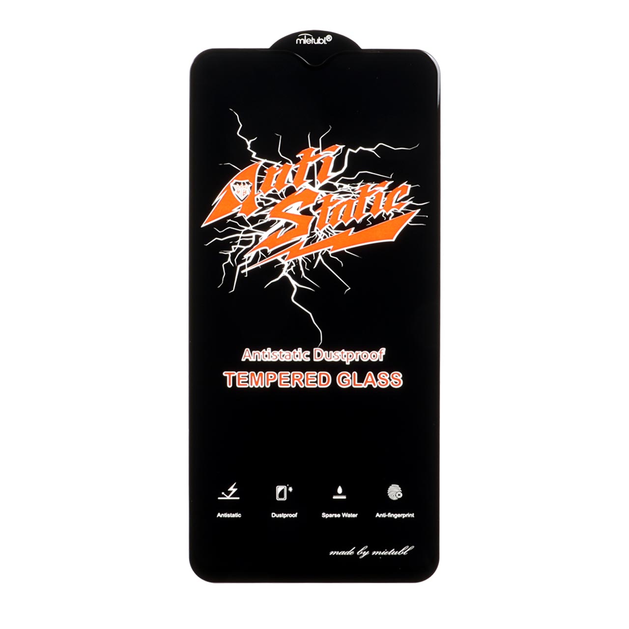 محافظ صفحه نمایش شیشه ای فول کاور ضد الکتریسیته ساکن Mietubl مدل NTC ORG مناسب برای Samsung Galaxy A10/A10s/M10/M20/M01s