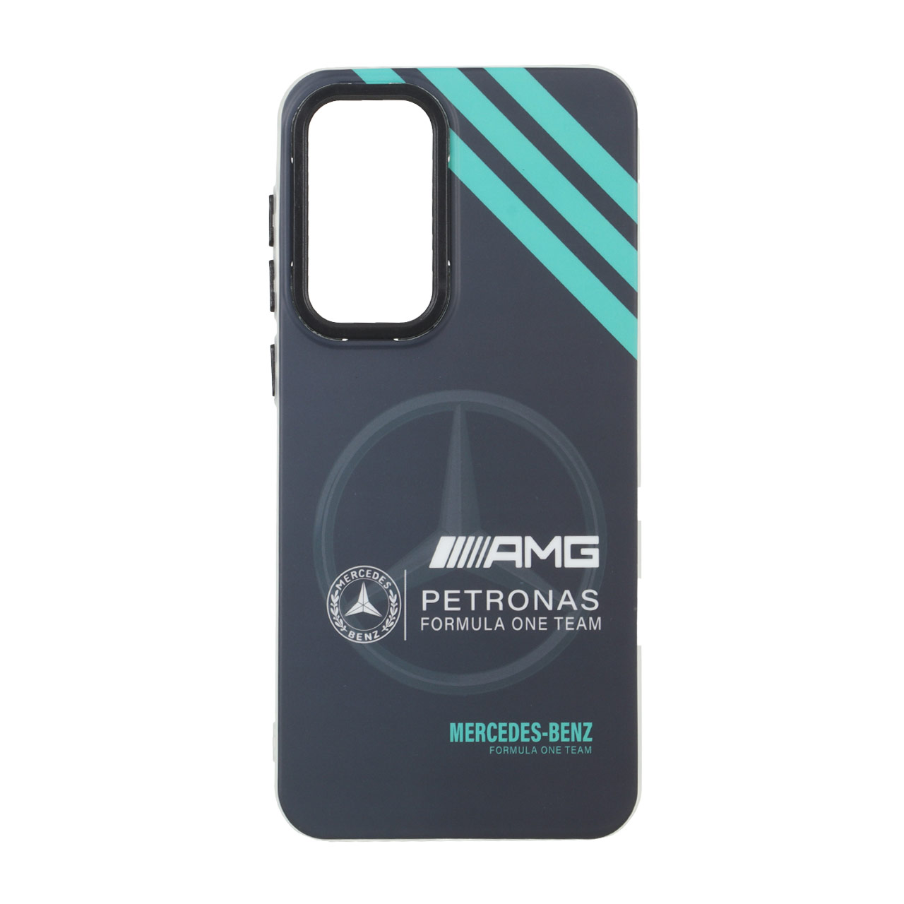 قاب طرح Mercedes AMG Petronas ورزشی دور ژله ای مات مناسب برای سامسونگ گلکسی A56 و A36