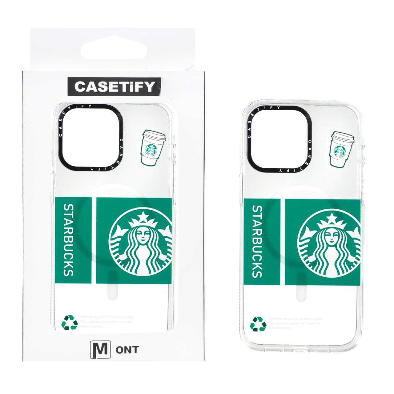 قاب Casetify شفاف Magsafe طرح دار Apple iPhone 15 Pro Max - کد 117