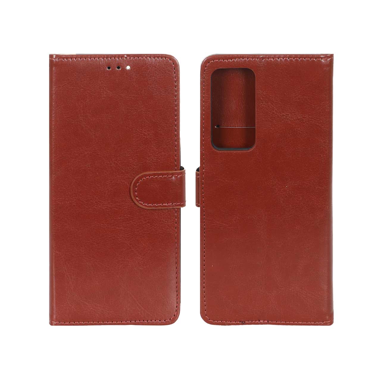 کیف مگنتی چرمی قهوه‌ای مناسب برای شیائومی Mi 12T / Mi 12T Pro / Redmi K50