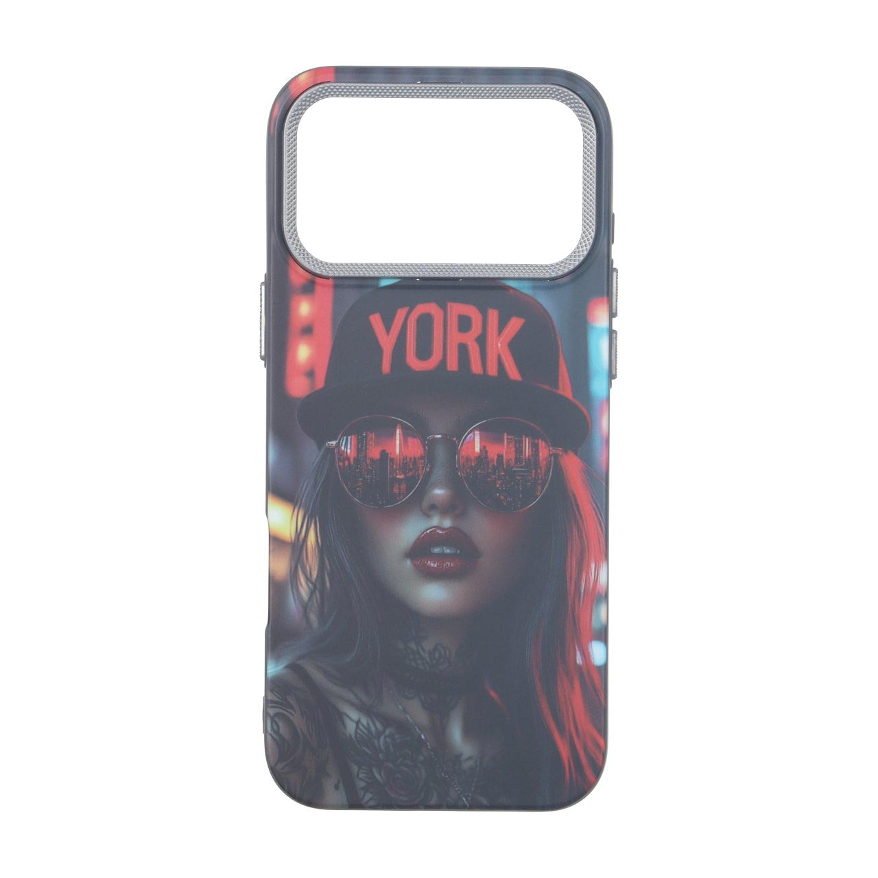 قاب لنز کربن طرح دخترانه YORK مناسب برای آیفون 17 پرو مکس
