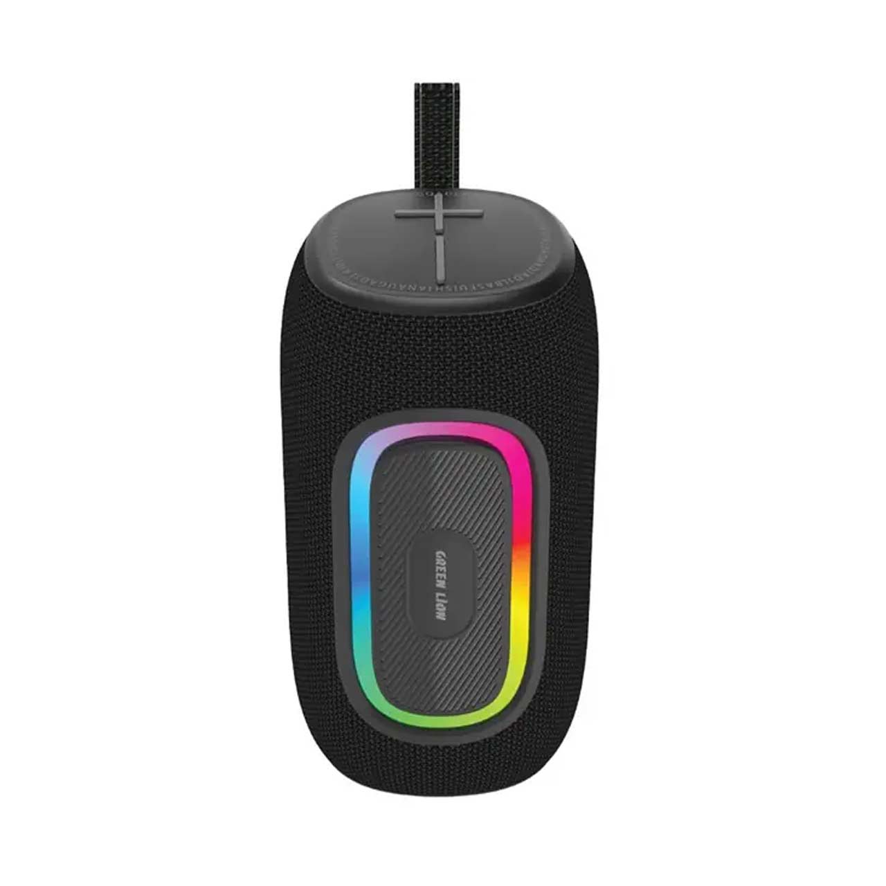 اسپیکر بلوتوثی قابل حمل گرین لاین مدل Pristone Pro مشکی با نورپردازی RGB و قابلیت ضد آب