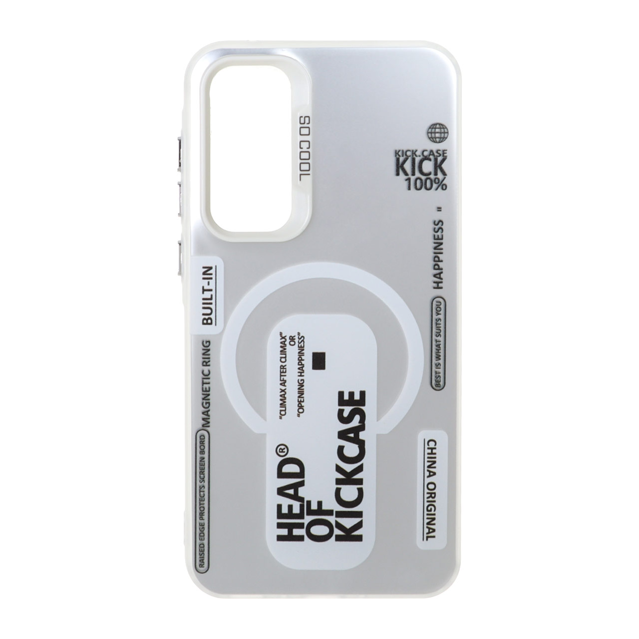 قاب مگ سیف Kick Case سو کول طرح سفید مناسب برای سامسونگ گلکسی A35 / A55