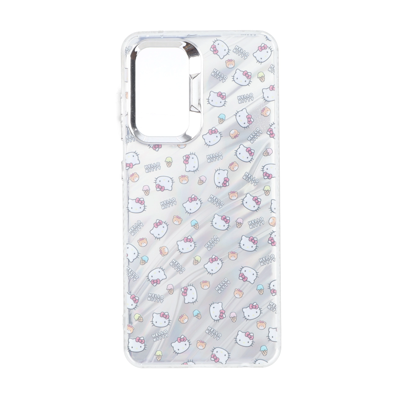 قاب Pucker هفت رنگ دور ژله ای مات لنز کروم Samsung Galaxy A52 / A52s - طرح 200