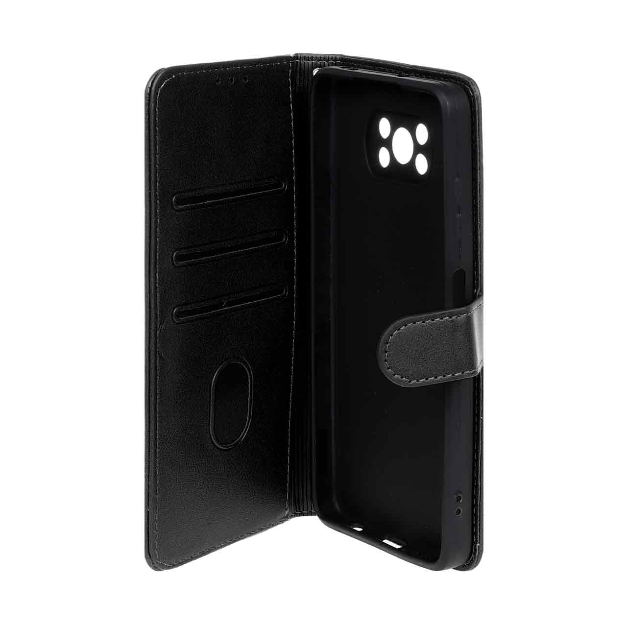 کیف مگنتی Nillkin طرح چرم مناسب برای شیائومی پوکو X3، پوکو X3 پرو و پوکو X3 NFC مشکی