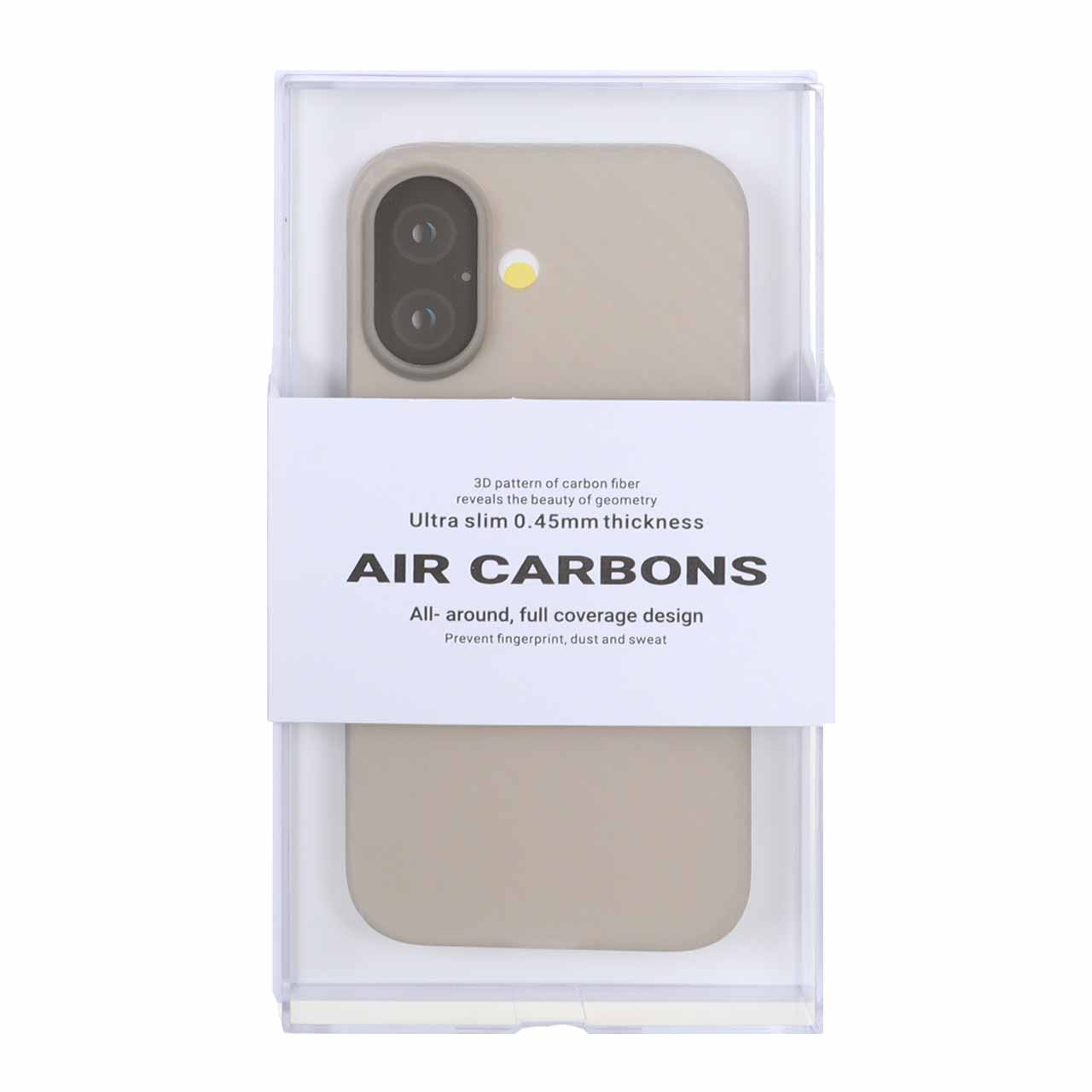 قاب محافظ لنزدار Original KZDoo Air Carbon مدل Apple iPhone 17 - تیتانیوم خاکستری