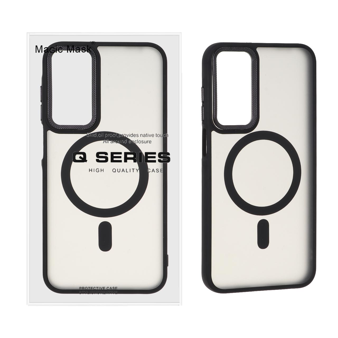 قاب مات لنز کربن مگ‌سیف Q-Series مناسب برای سامسونگ گلکسی A25 5G