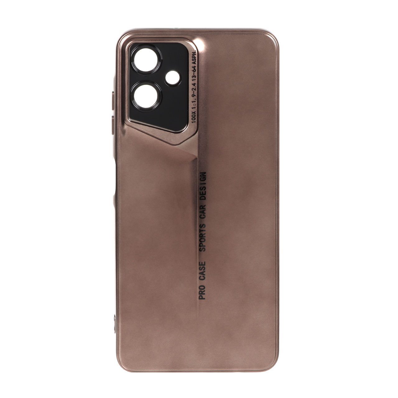قاب طرح Sports Design متالیک مناسب برای سامسونگ گلکسی A06 بژ