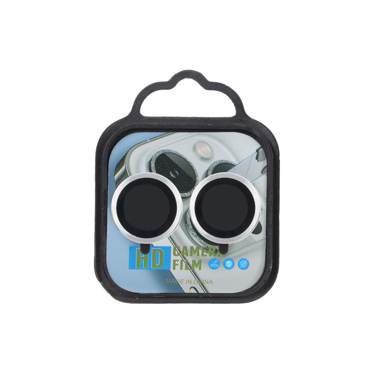 محافظ لنز رینگی نقره ای مناسب برای شیائومی پوکو M6 4G