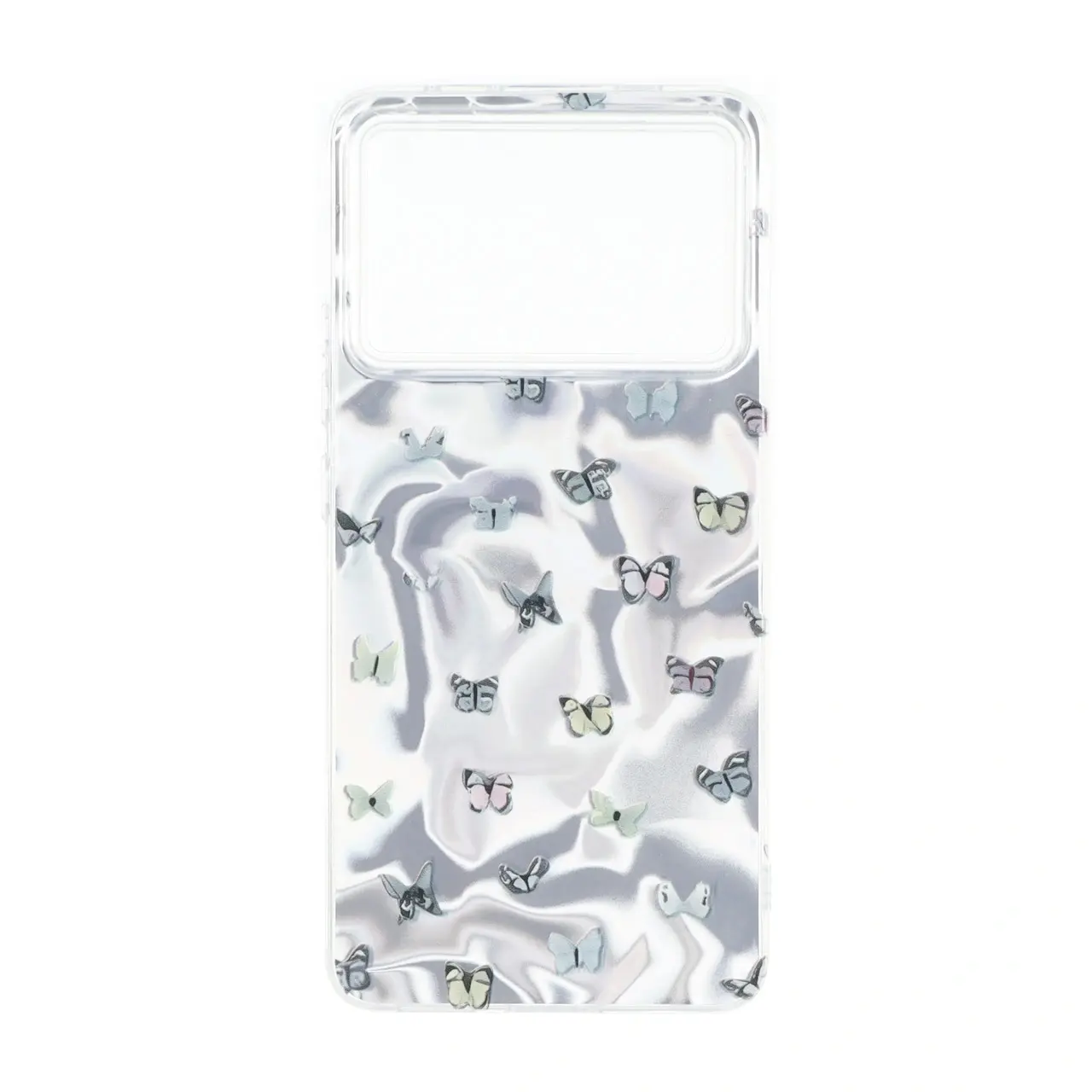قاب Silver Cloud دور ژله ای طرح دار Xiaomi Poco X6 Pro 5G / Redmi K70E - کد 70