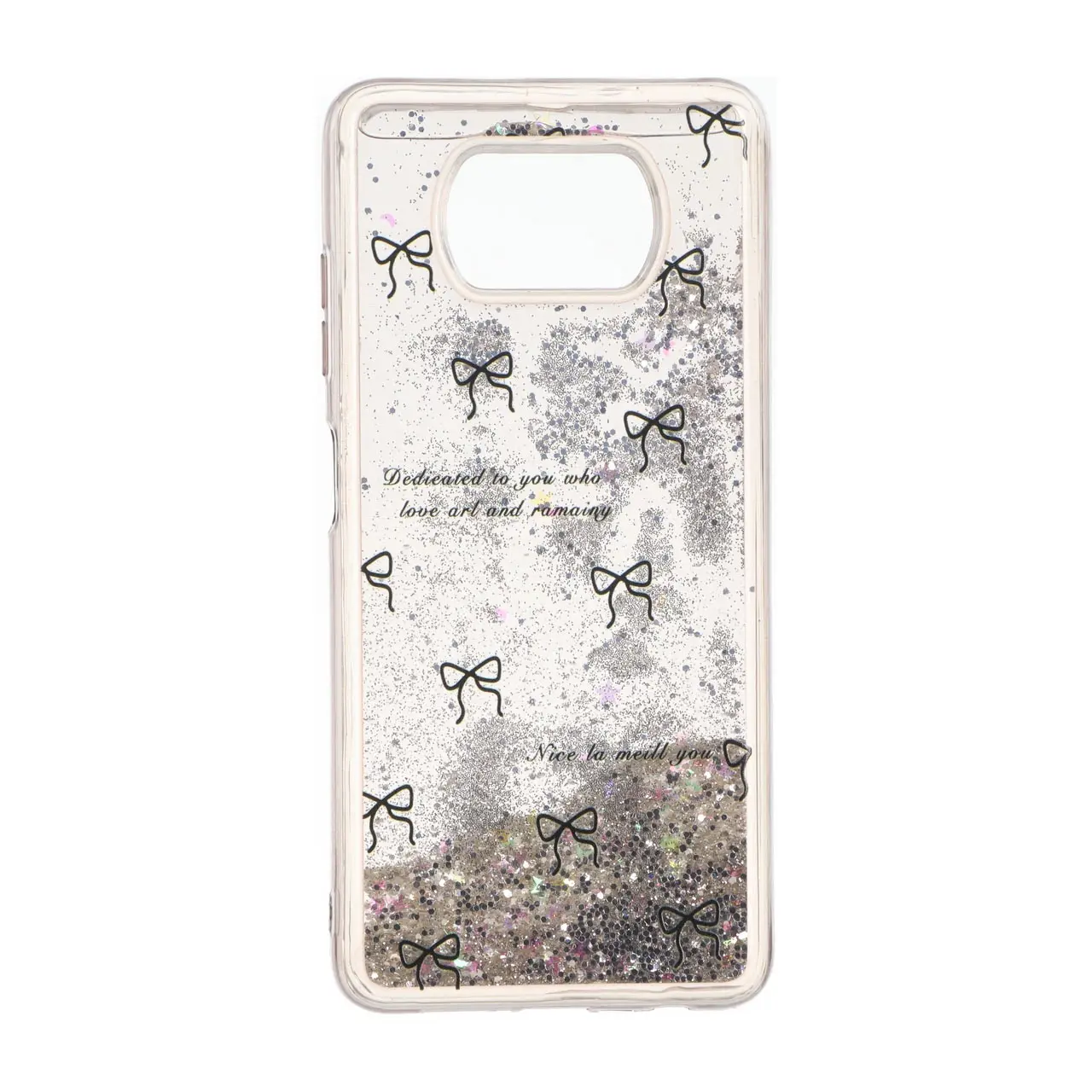 قاب آکواریومی اکلیلی طرح دار دور ژله ای Xiaomi Poco X3 / Poco X3 Pro / Poco X3 NFC - کد 168