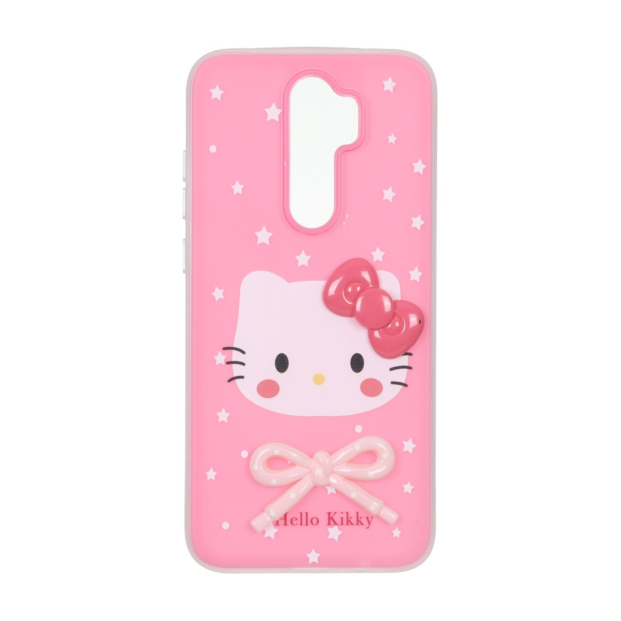 قاب طرح Kitty پاپیون برجسته مات مناسب برای شیائومی ردمی نوت 8 پرو