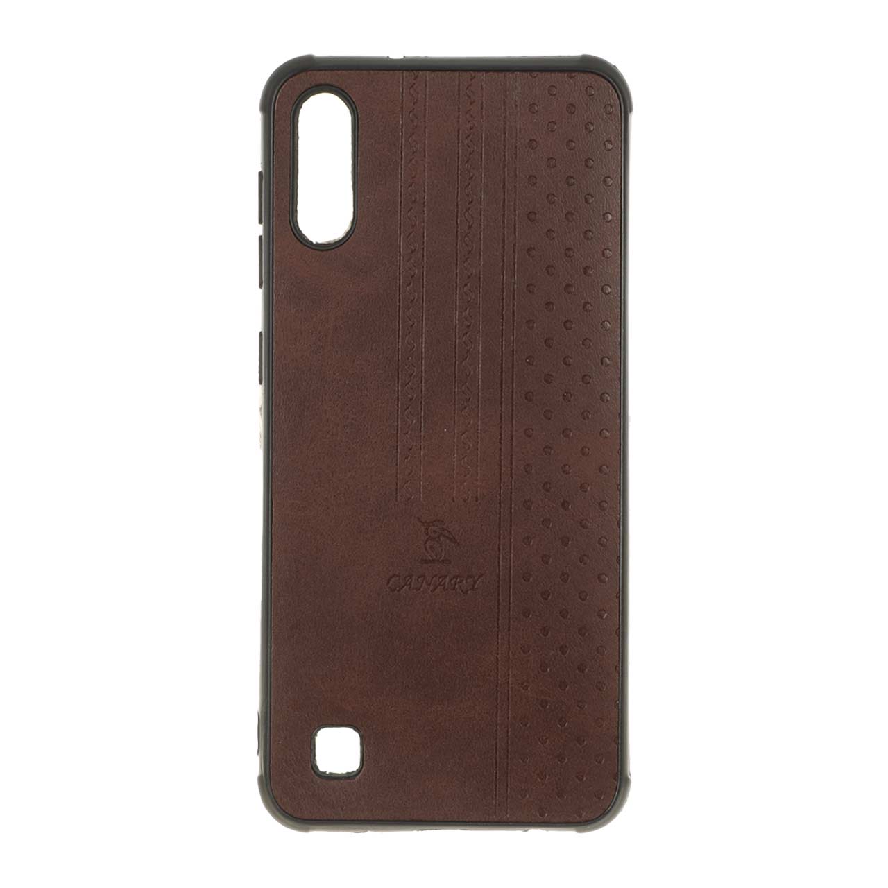 قاب طرح چرم نقطه چین CANARY مناسب برای سامسونگ گلکسی A10 و M10