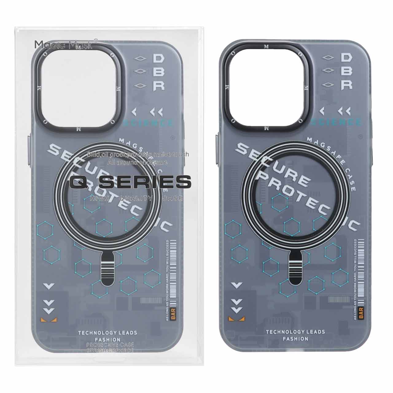 قاب طرح DBR Q Series مگ سیف مناسب برای آیفون ۱۵ پرو مکس