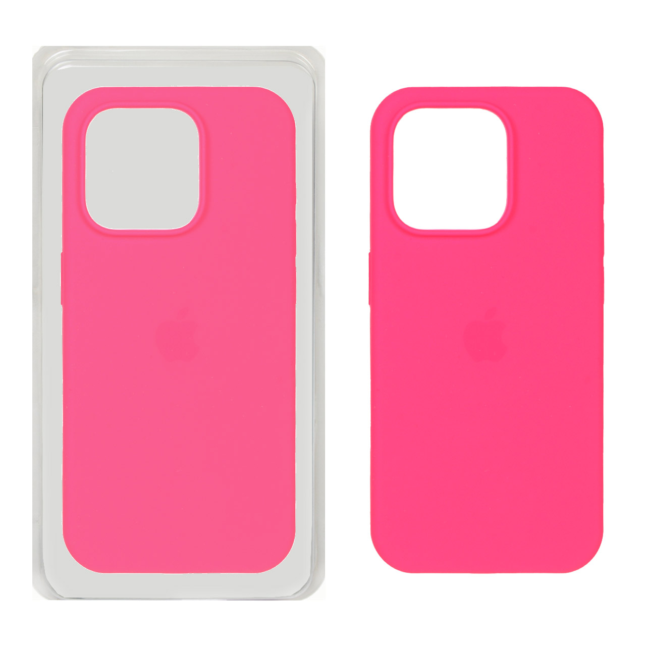 قاب سیلیکونی پاک کنی اورجینال Apple iPhone 15 Pro - صورتی فانتزی