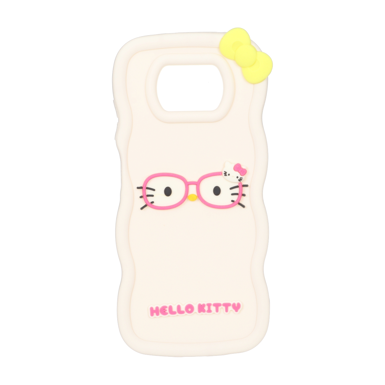 قاب سیلیکونی کنگره‌ای طرح Hello Kitty عینکی مناسب برای شیائومی پوکو X3 / پوکو X3 پرو / پوکو X3 NFC