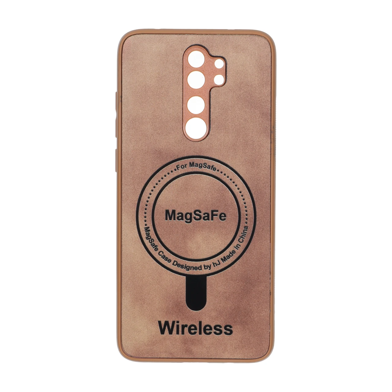 قاب Wireless طرح مگ سیف محافظ لنز برجسته مناسب برای شیائومی ردمی نوت 8 پرو