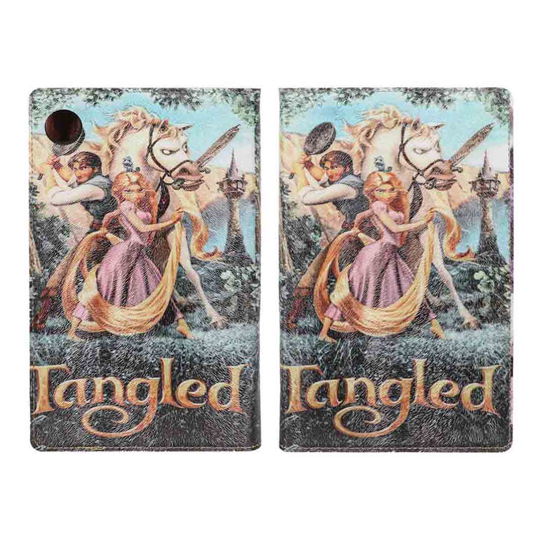 کیف تبلت طرح انیمیشن گیسو کمند (Tangled) مناسب برای Samsung Galaxy Tab A9