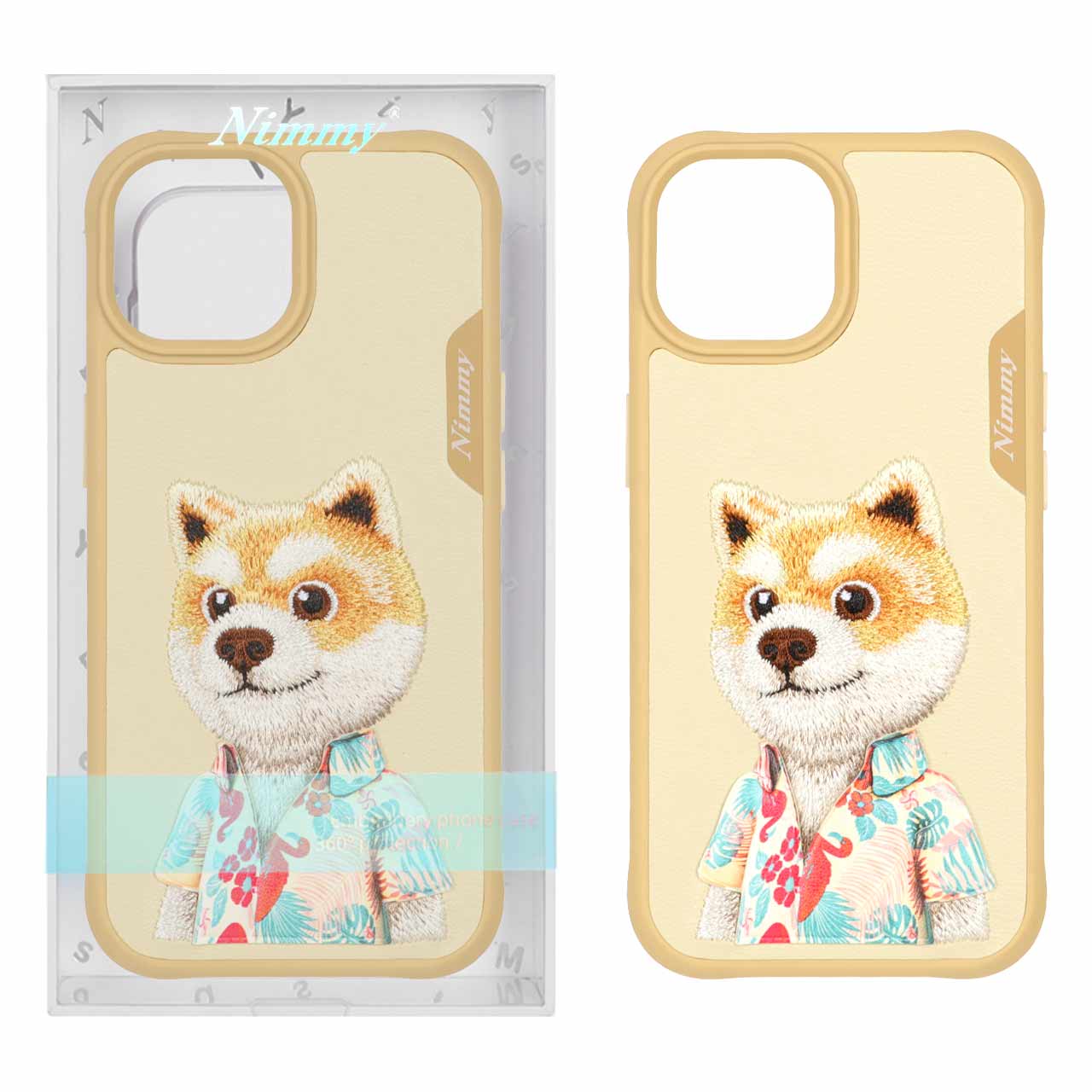 قاب اورجینال Nimmy گلدوزی برجسته Apple iPhone 15 / iPhone 14 / iPhone 13 - طرح 11