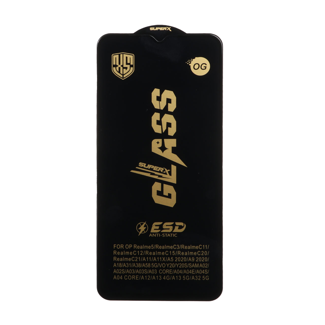 محافظ صفحه نمایش شیشه ای فول کاور درجه یک Super X OG ESD Anti-Static مناسب برای سامسونگ گلکسی سری A و M