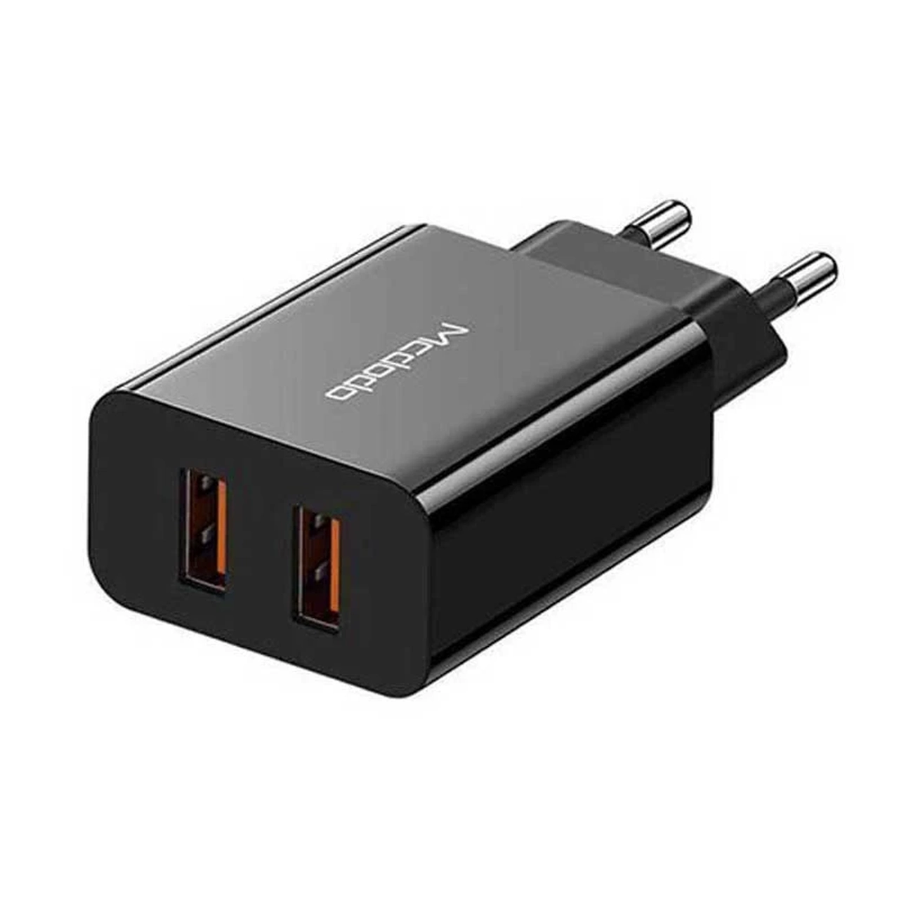 شارژر دیواری فست Mcdodo مدل CH-8910 دو پورت USB با توان 18 وات - مشکی