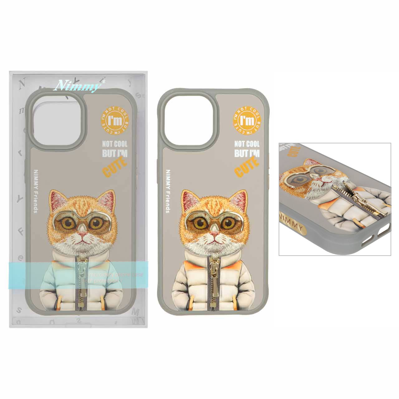 قاب اورجینال Nimmy اکسسوری برجسته Apple iPhone 15 / iPhone 14 / iPhone 13 - طرح 15