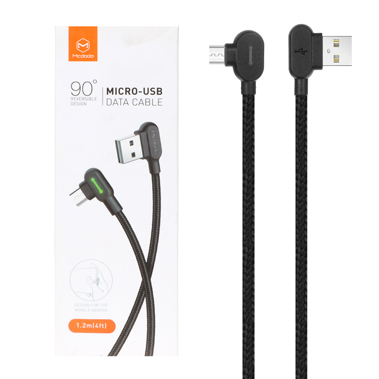 کابل شارژ 1.2 متری اندروید Mcdodo مدل CA-5771 - مشکی