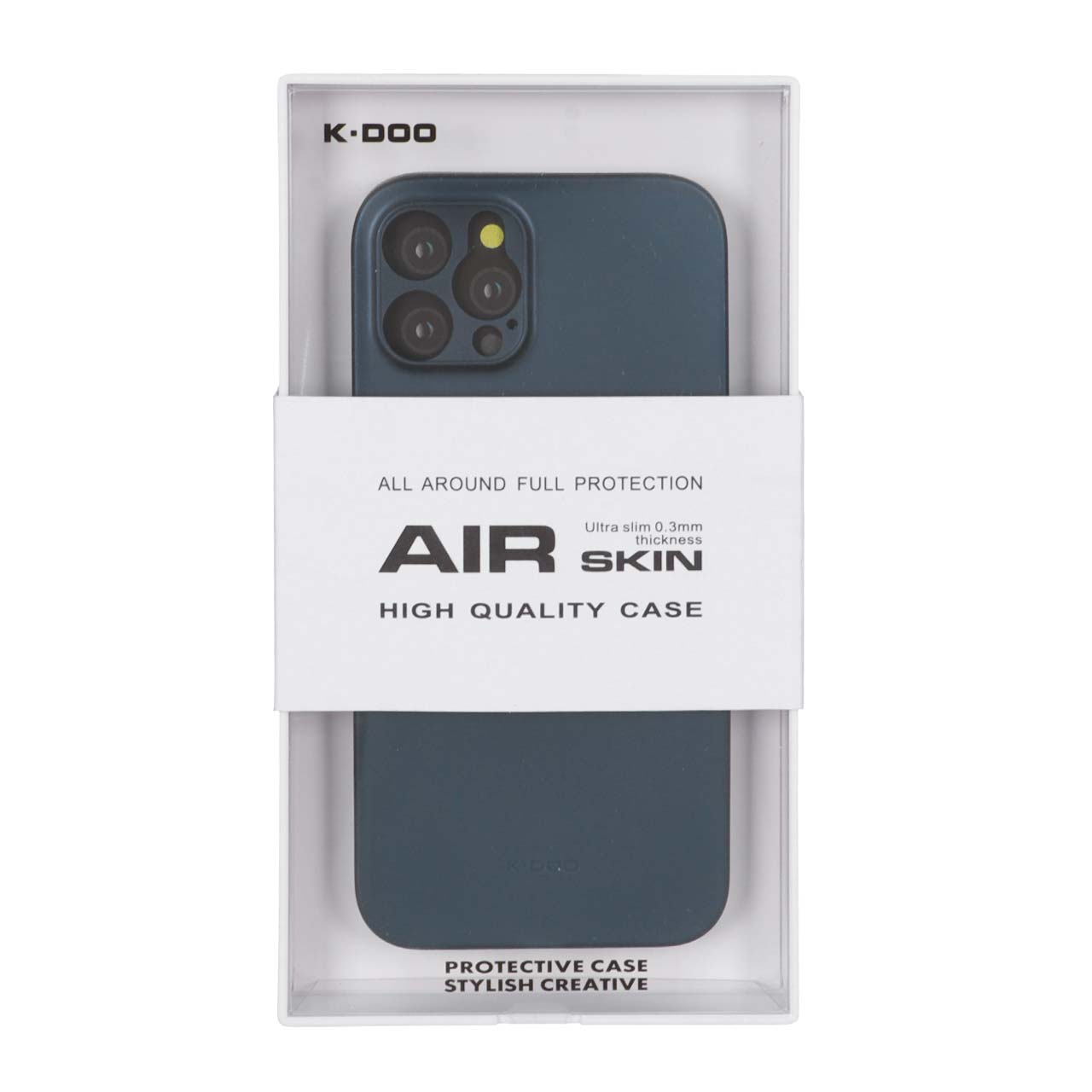قاب Original KZDoo Air Skin مدل Apple iPhone 12 Pro - سرمه ای