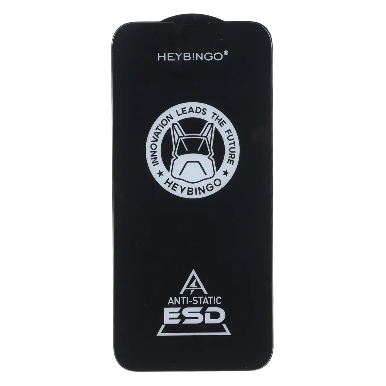 محافظ صفحه نمایش شیشه ای فول کاور HeyBingo ESD Anti Static مناسب برای آیفون 15 پرو مکس
