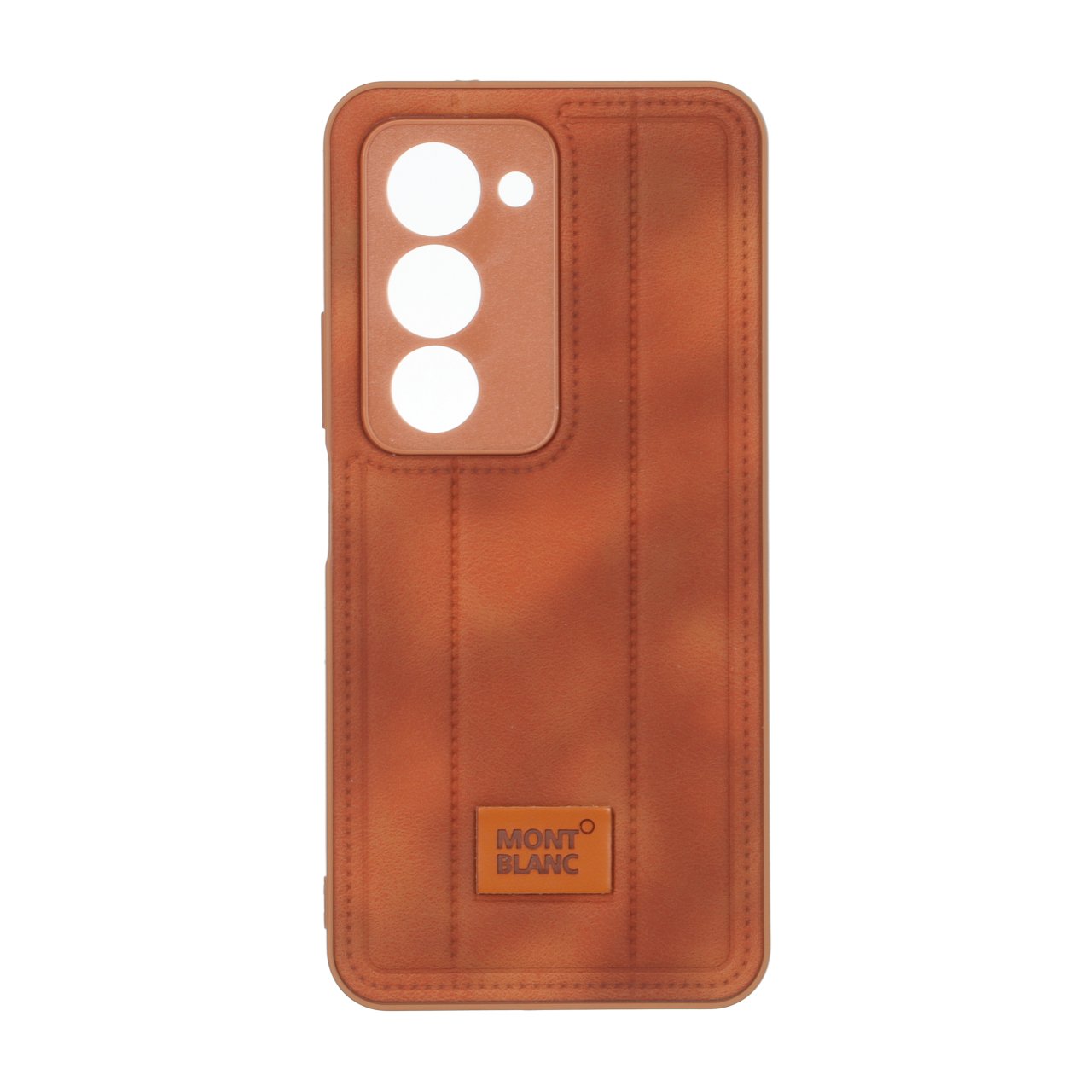 قاب طرح دوخت جیر Mont Blanc محافظ لنزدار مناسب برای شیائومی ردمی ۱۵ 4G