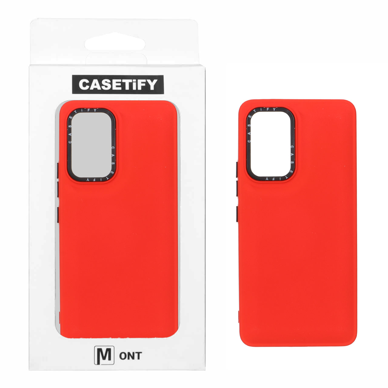 قاب Casetify پافر ساده قرمز مناسب برای سامسونگ گلکسی A53