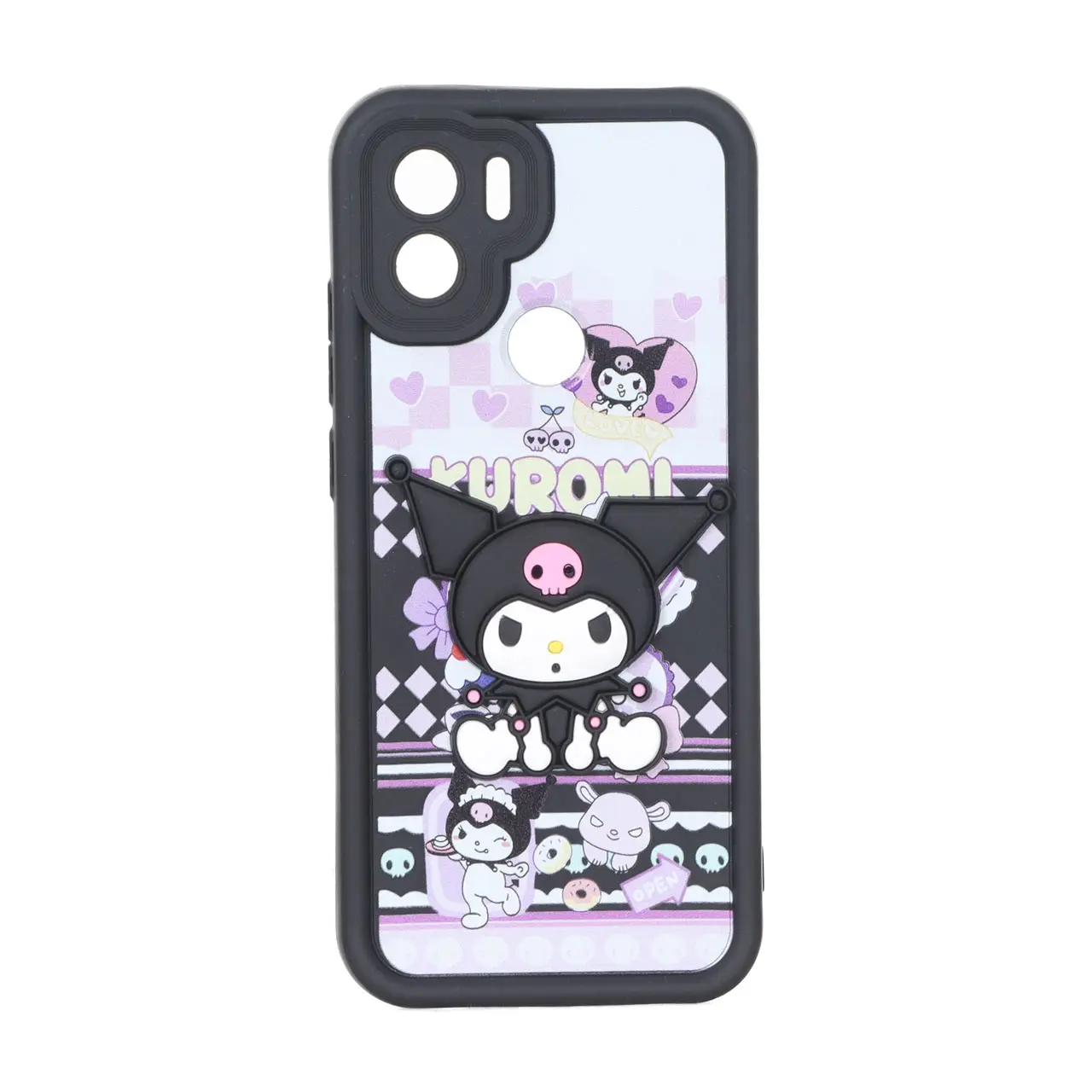 قاب Solid Case عروسکی برجسته Xiaomi Redmi A1 Plus / Redmi A2 Plus - کد 143