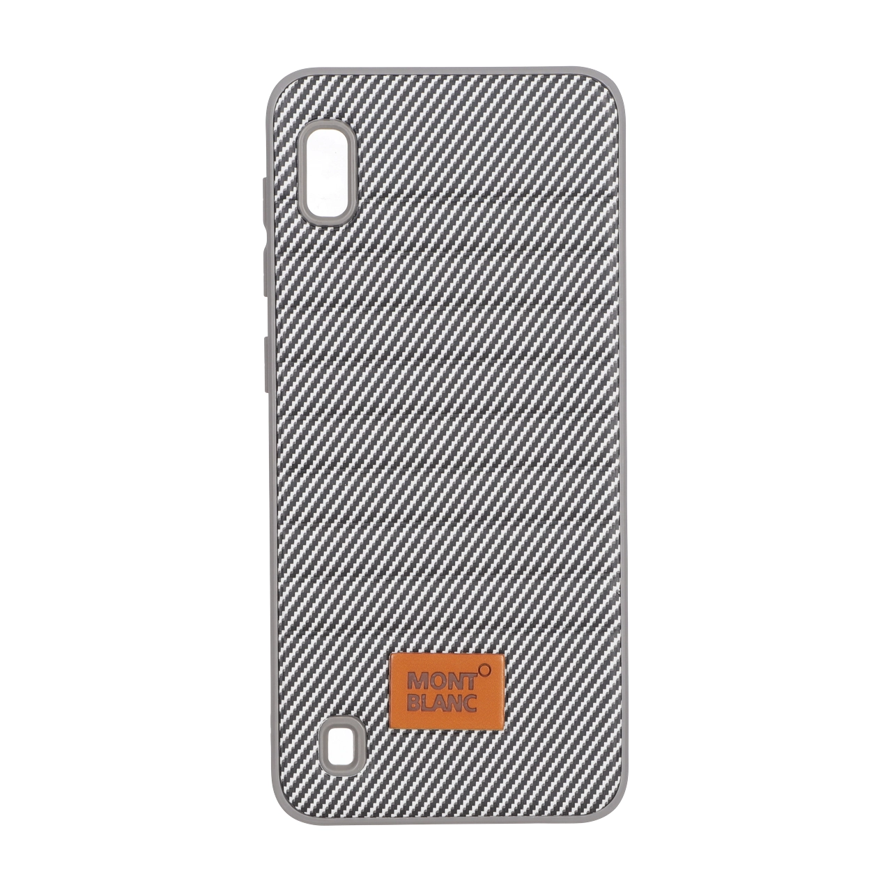 قاب Mont Blanc پافری طرح هاشور Samsung Galaxy A10 / M10 - خاکستری کد 1