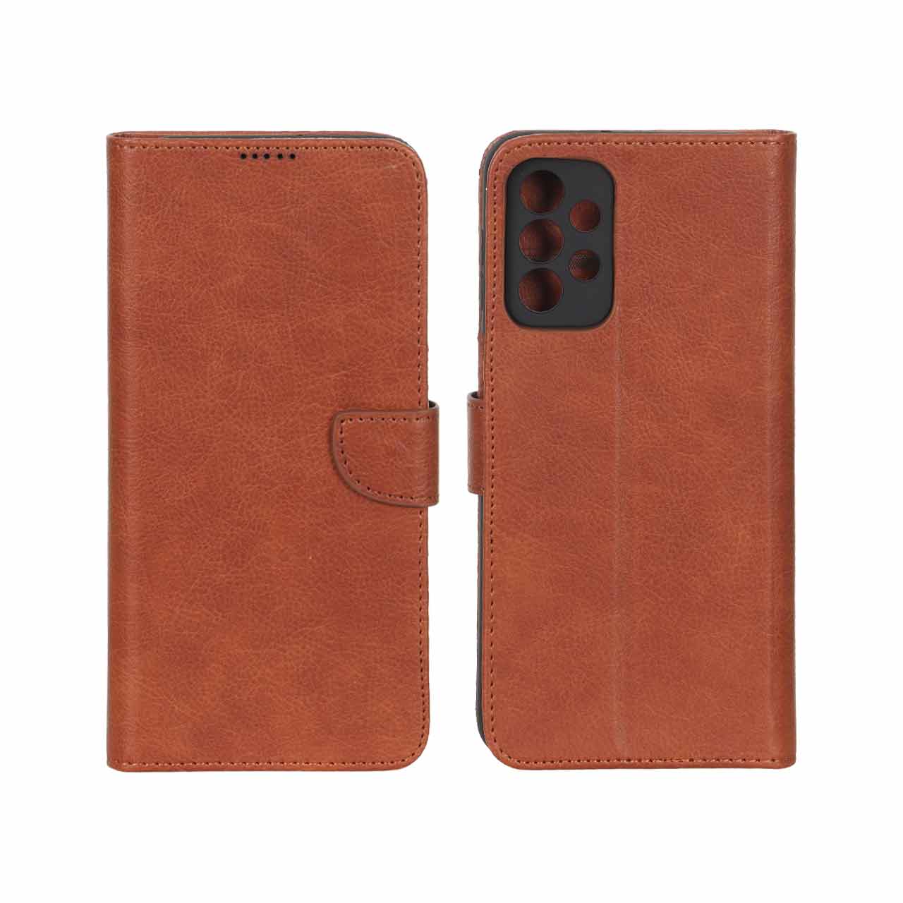کیف چرمی مگنتی محافظ لنزدار KRF مناسب برای Honor X9d مشکی