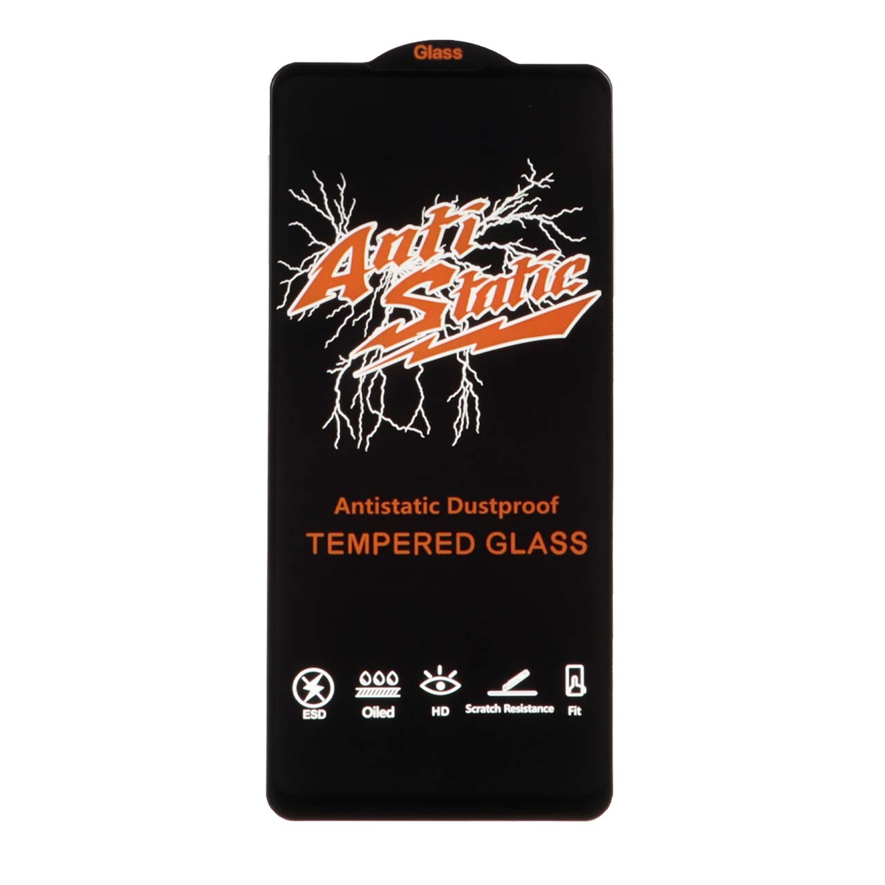 محافظ صفحه نمایش شیشه ای Samsung Galaxy A21S / F52 / Xiaomi Poco X3 GT / Poco F4 GT / Redmi Note 10 Pro 5G - Full Cover Anti Static Glass (بدون پک) - مشکی