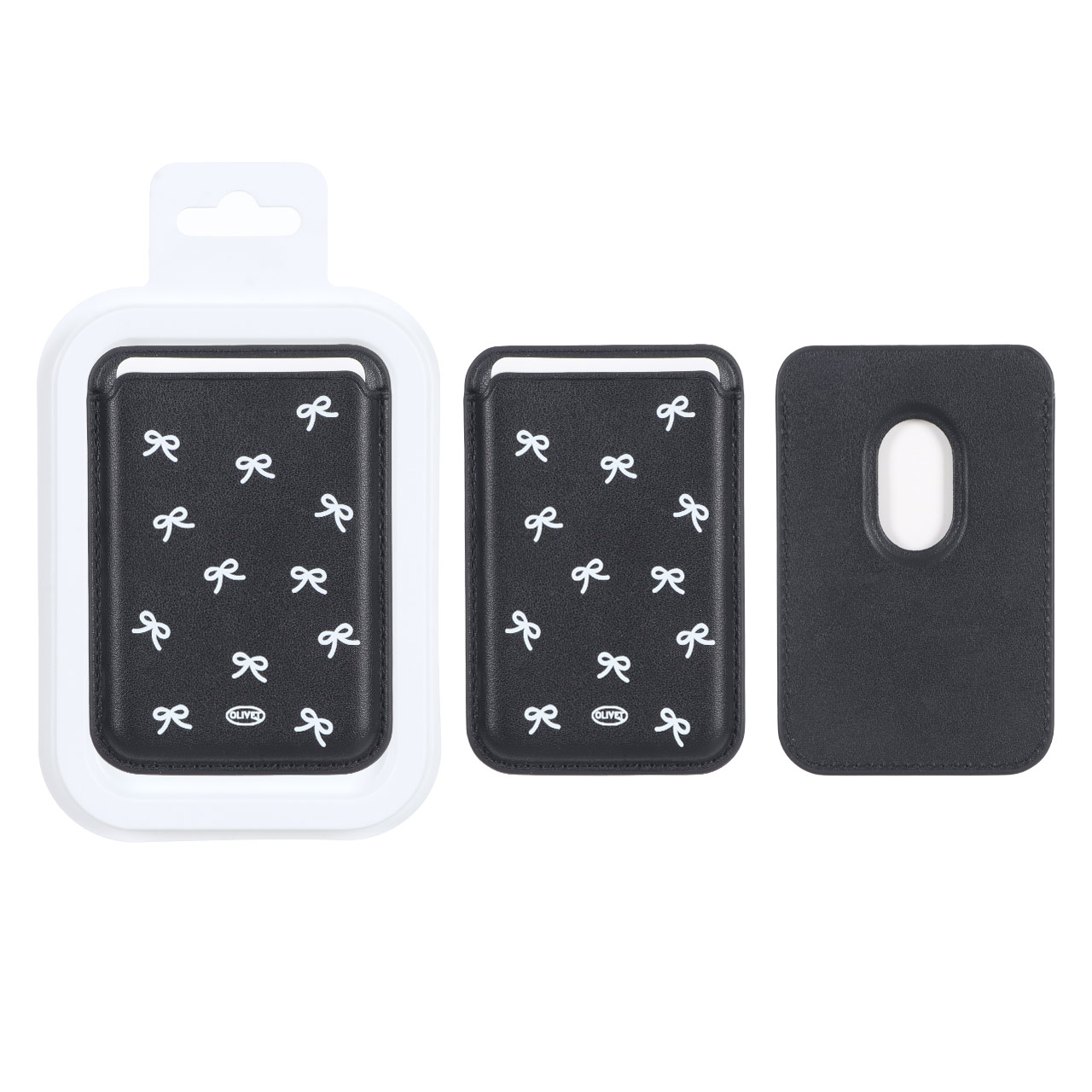 جاکارتی چرمی MagSafe طرح دار - کد 16 (پک دار)