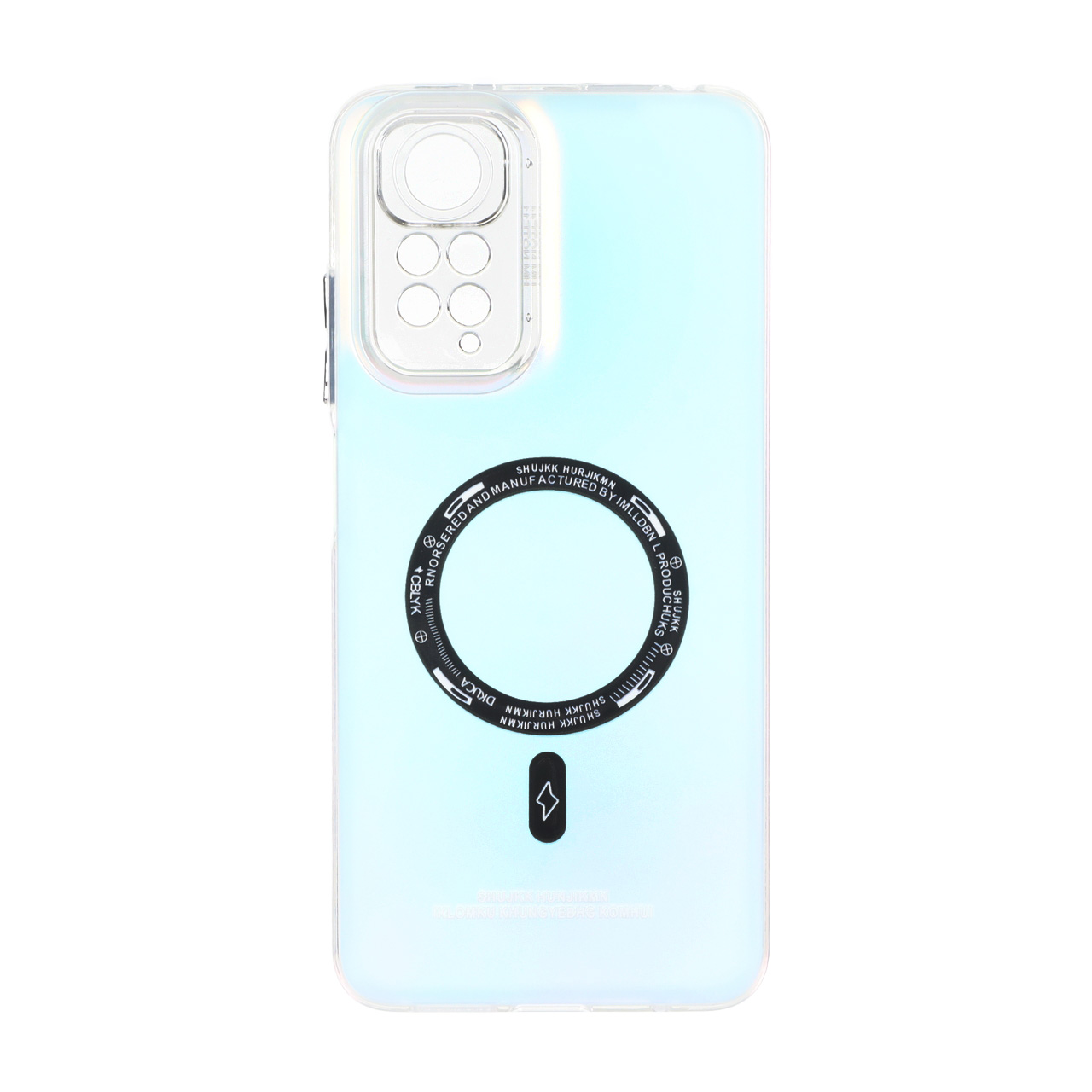 قاب SO COOL طرح مگ سیف محافظ لنز شفاف هفت رنگ مناسب برای شیائومی ردمی نوت 11 4G و ردمی نوت 11S
