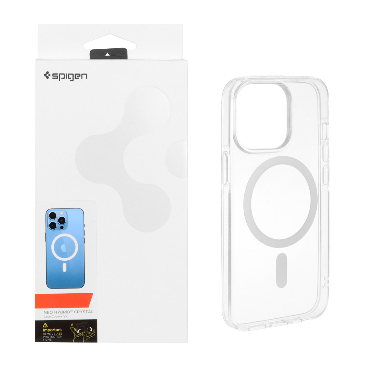 قاب مگ سیف شفاف Spigen Neo Hybrid مناسب برای آیفون ۱۳ پرو