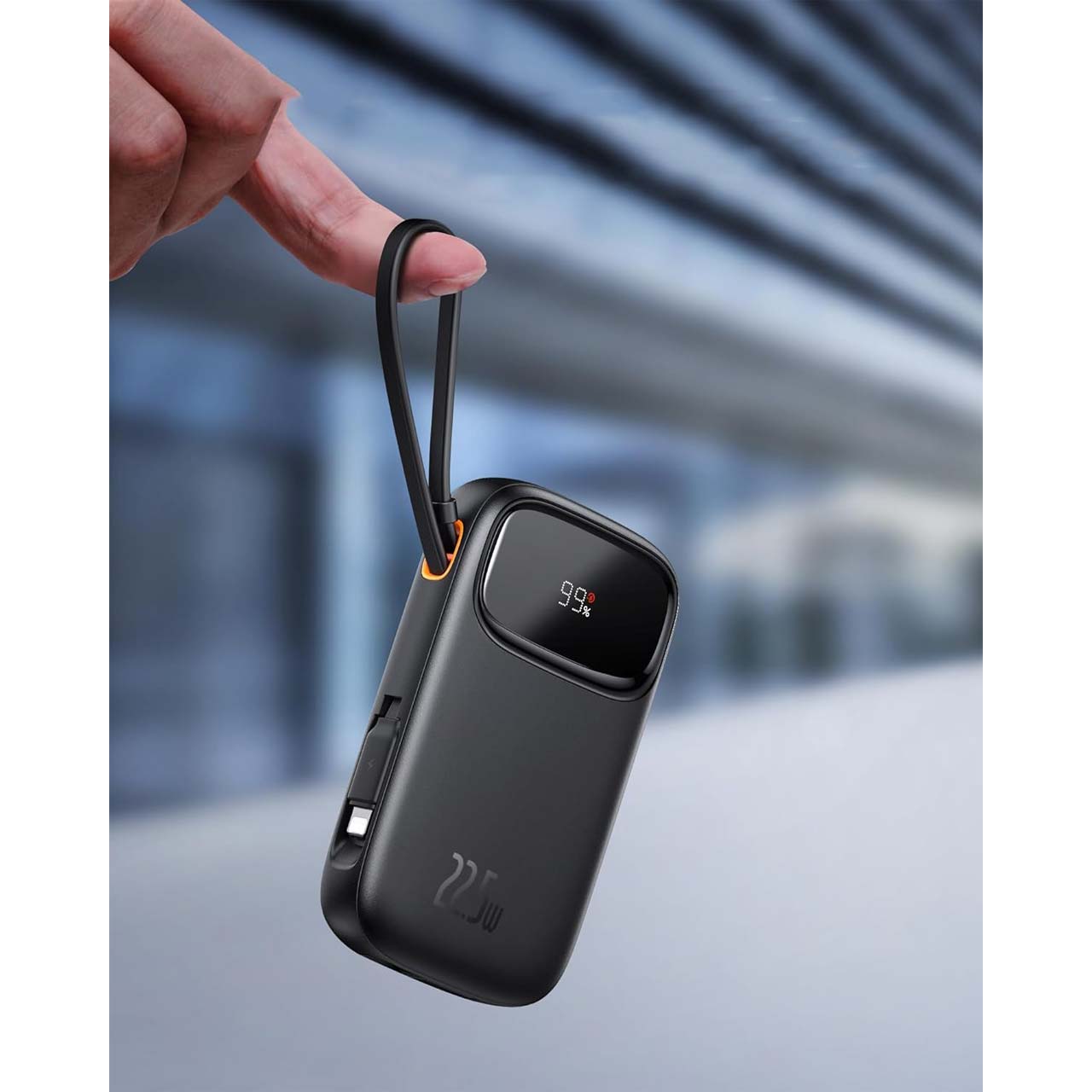 پاوربانک 22.5 وات 10000 میلی آمپر (فست شارژ) Baseus مدل PPQD3-10 - مشکی