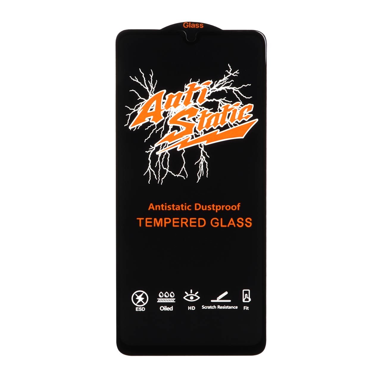 محافظ صفحه نمایش شیشه ای Xiaomi Redmi 14C / Poco C75 / Poco C71 / Redmi A5 / Redmi A3 Pro / Redmi A4 - Full Cover Anti Static Glass (بدون پک) - مشکی