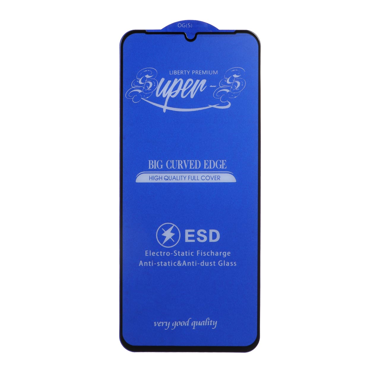 محافظ صفحه نمایش شیشه ای آنتی استاتیک مات Super S-OG فول کاور مناسب برای سامسونگ گلکسی A07 / A06 / A05 / شیائومی ردمی 13C / پوکو C65 / پوکو M6 5G / آنر X7 / X7A / ریلمی C51 / ریلمی C53