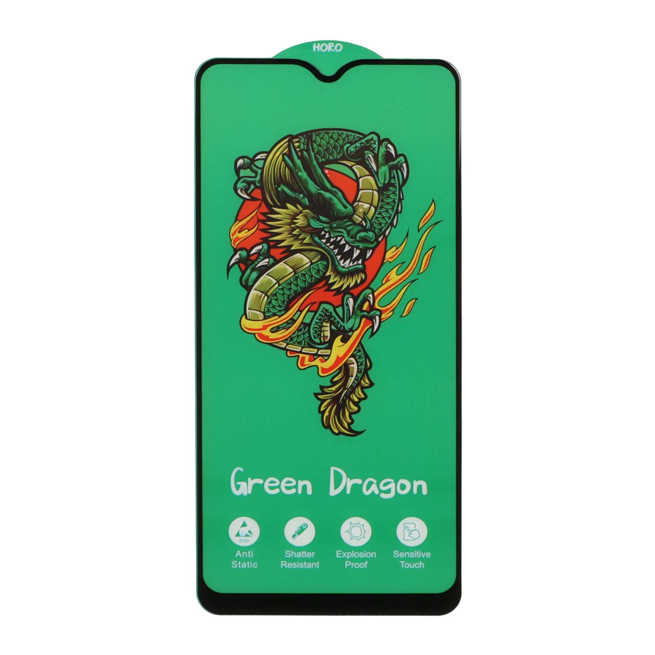 محافظ صفحه نمایش شیشه ای Full Cover Anti Static Horo مدل Samsung Galaxy A20s
