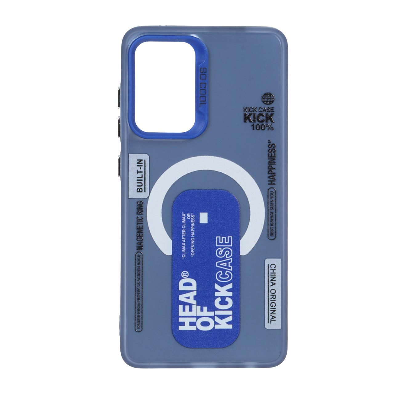 قاب SO COOL طرح مگ سیف Kick Case آبی مناسب برای سامسونگ گلکسی A52 و A52s