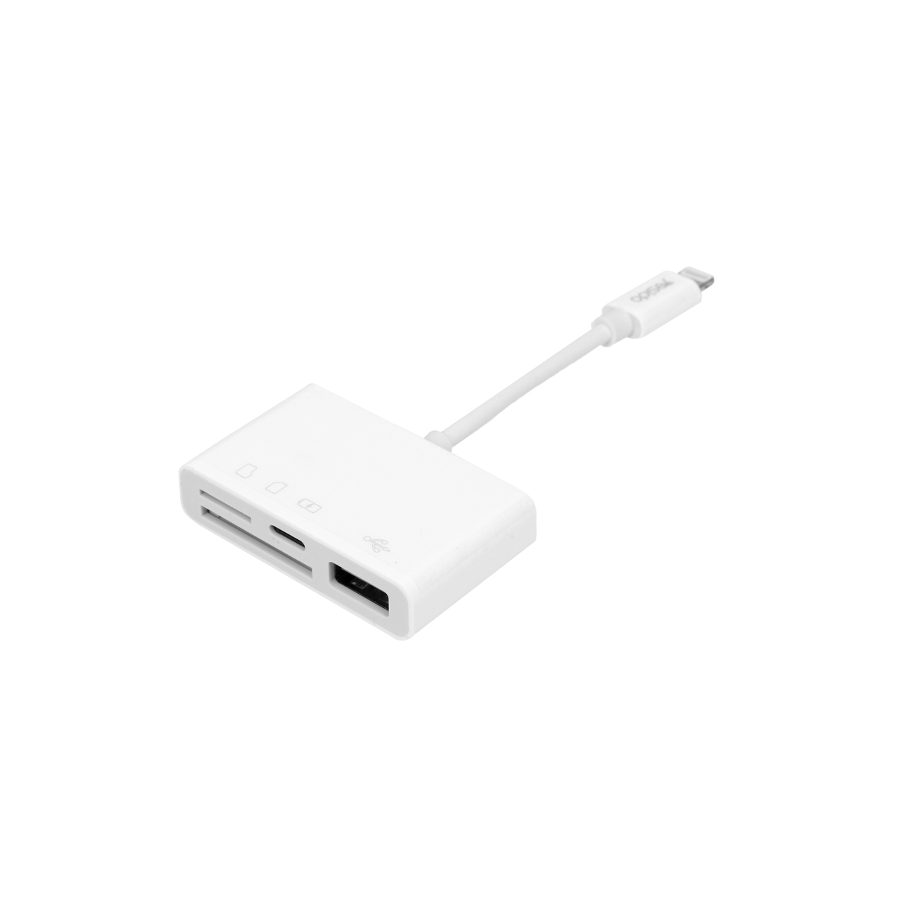 مبدل چندکاره Yesido OTG مدل GS12 لایتنینگ به USB و کارتخوان
