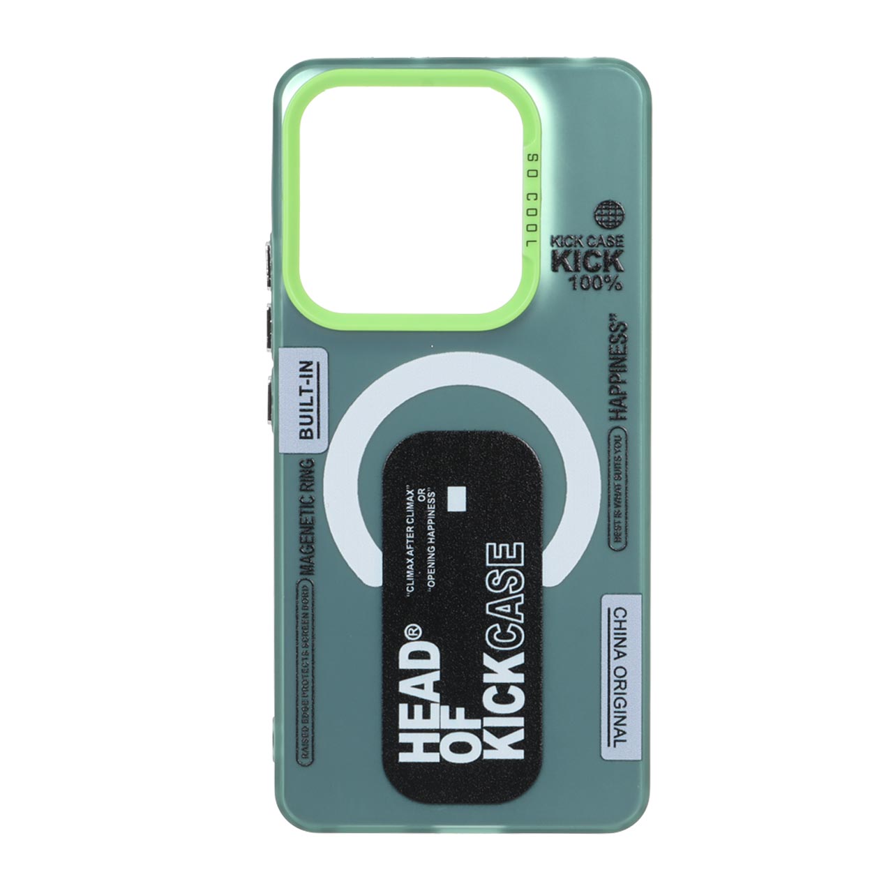 قاب SO COOL طرح مگ سیف Kick Case مناسب برای شیائومی ردمی نوت 14 4G - سبز