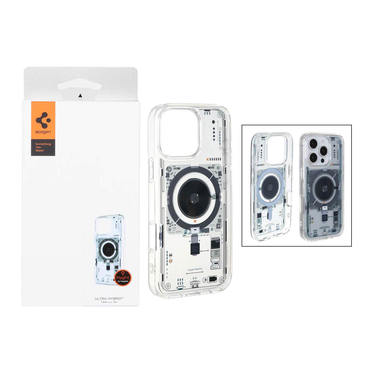 قاب اورجینال طرح Neo One مگ سیف Spigen مناسب برای آیفون ۱۶ پرو مکس