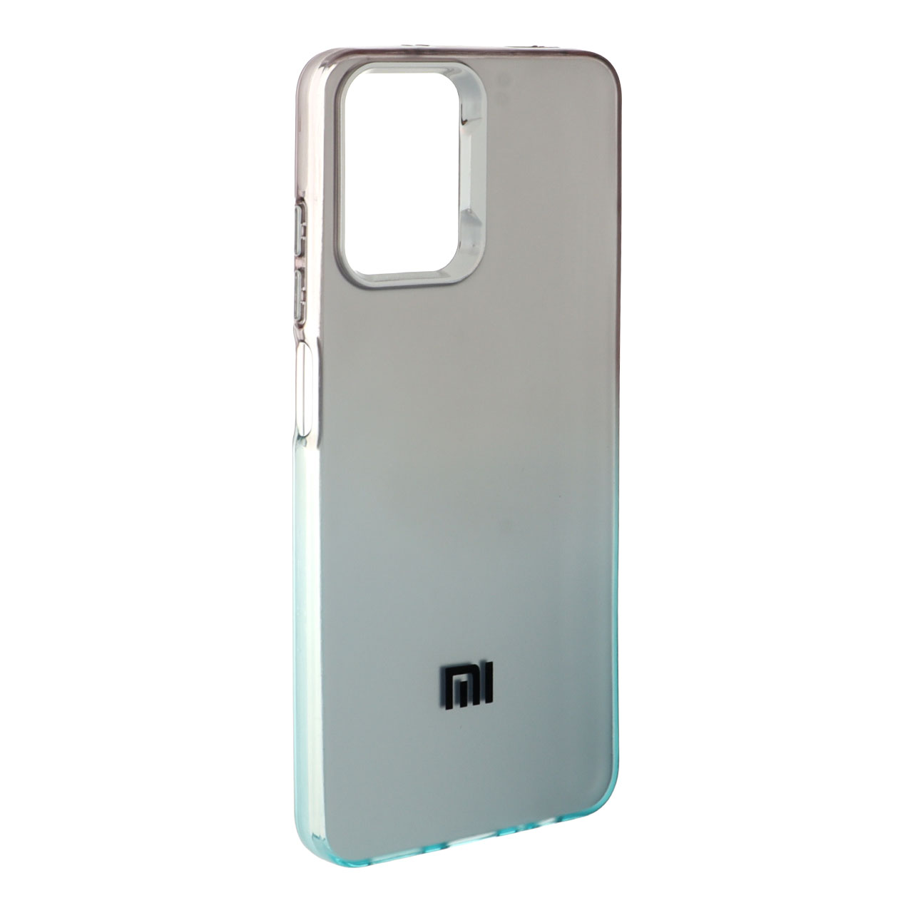 قاب SO COOL لنز متال لوگودار دور رنگی Xiaomi Redmi Note 10 4G / Redmi Note 10S / Poco M5S - مشکی فیروزه ای