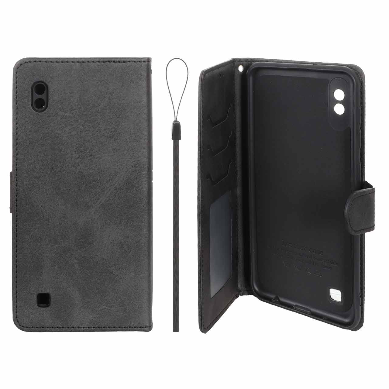 کیف مگنتی داخل خز MNC Plus مشکی مناسب برای سامسونگ گلکسی A10 و M10