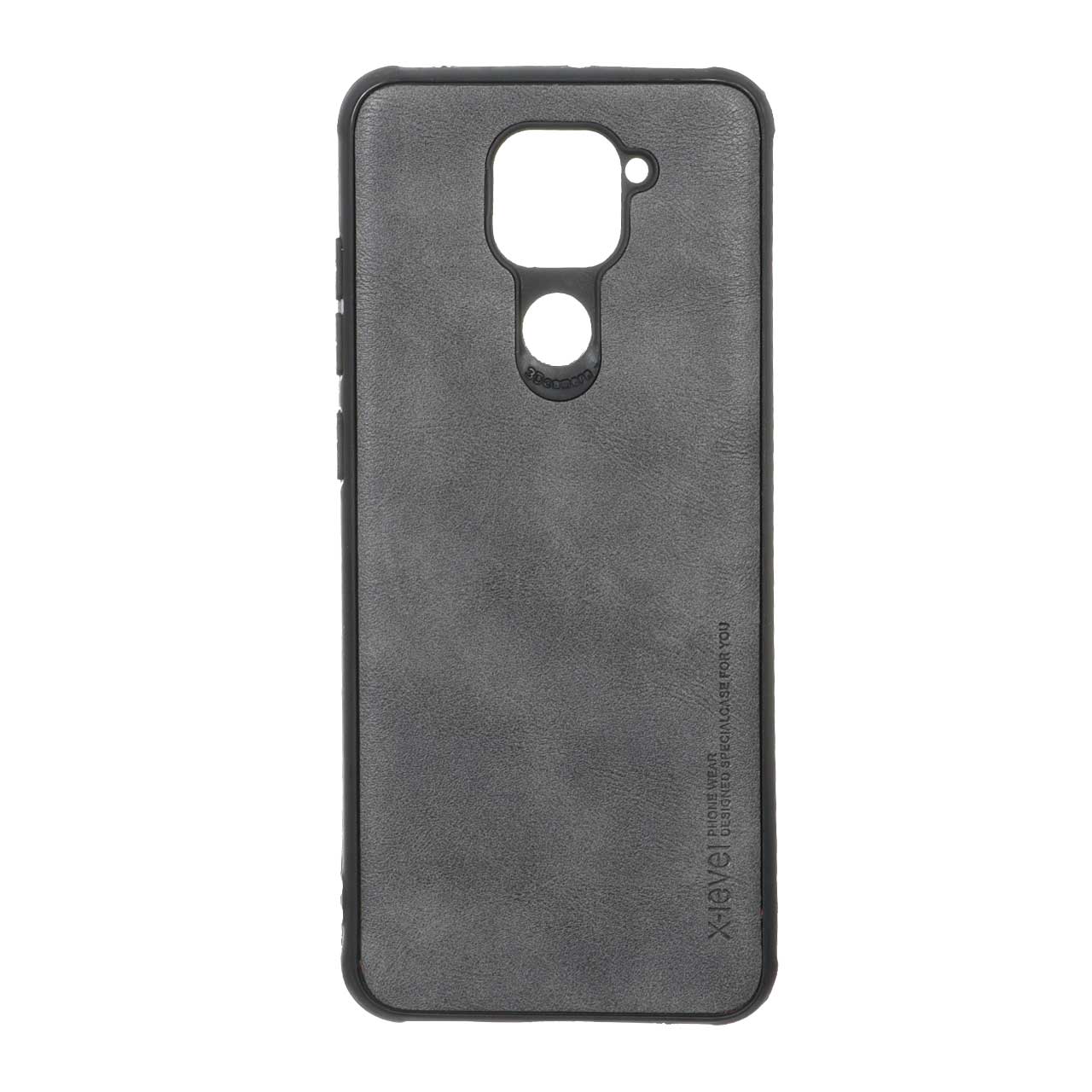 قاب طرح چرم Xlevel مدل Xiaomi Redmi Note 9 / Redmi 10X 5G / Redmi 10X Pro 5G - خاکستری