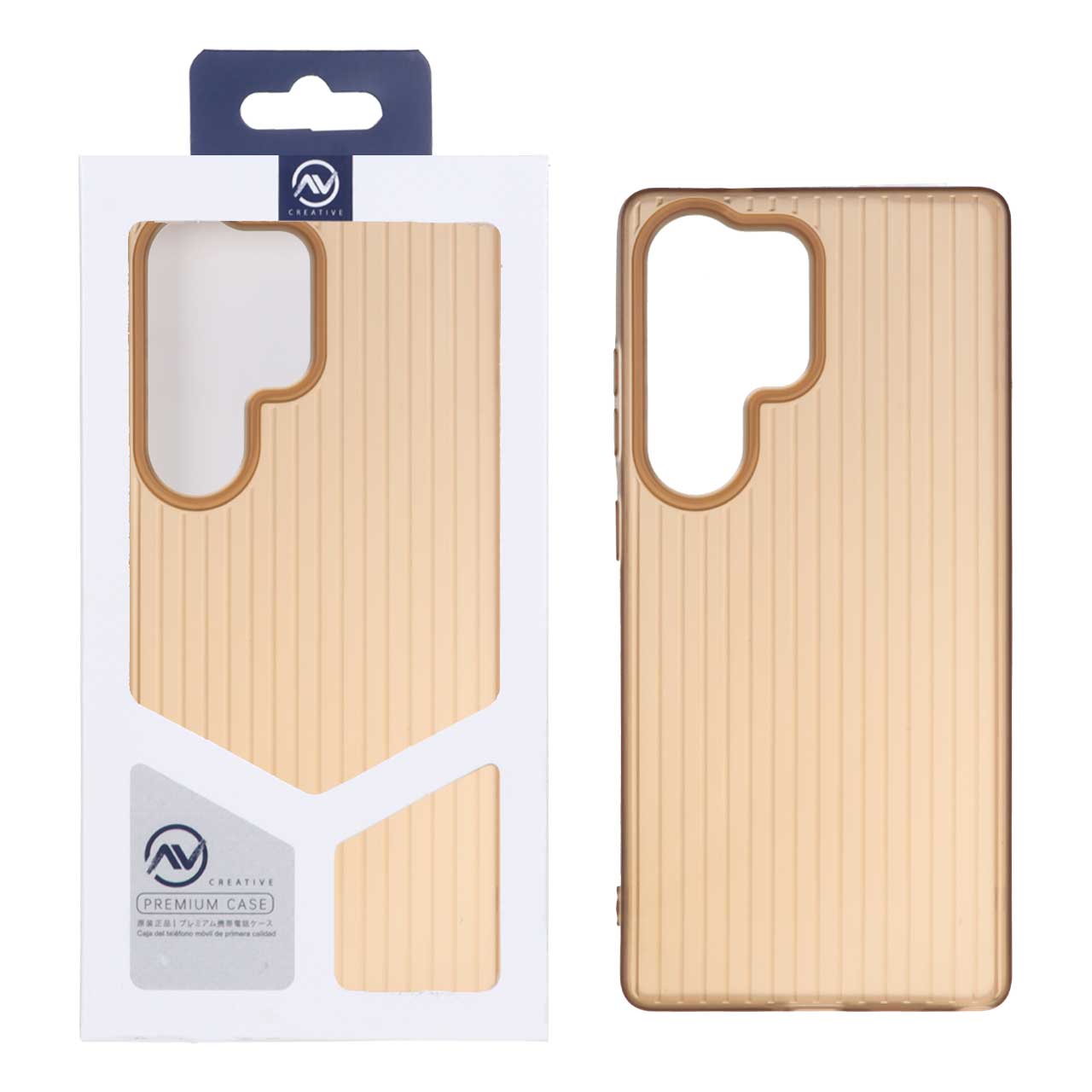 قاب ژله ای Line Case قهوه ای مناسب برای سامسونگ گلکسی S25 Ultra